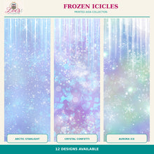 Load image into Gallery viewer, Frozen Icicles Printed Aida Fabric | 12 Designs
