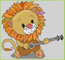 Load image into Gallery viewer, Fun Lions Counted Cross Stitch Kit Collection | 14 Count
