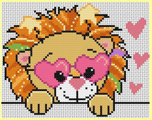 Load image into Gallery viewer, Fun Lions Counted Cross Stitch Kit Collection | 14 Count
