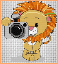 Load image into Gallery viewer, Fun Lions Counted Cross Stitch Kit Collection | 14 Count

