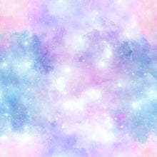 Load image into Gallery viewer, Pastel Galaxy &amp; Nebula Printed Aida Fabric | 14 Designs
