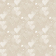 Load image into Gallery viewer, Neutral &amp; Warm Heart Bokeh Printed Aida | 25 Designs
