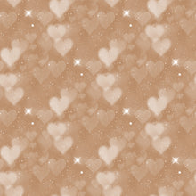 Load image into Gallery viewer, Neutral &amp; Warm Heart Bokeh Printed Aida | 25 Designs

