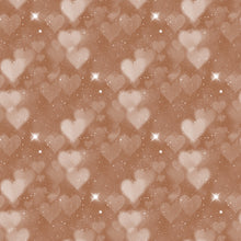 Load image into Gallery viewer, Neutral &amp; Warm Heart Bokeh Printed Aida | 25 Designs
