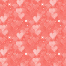 Load image into Gallery viewer, Pink &amp; Purple Heart Bokeh Printed Aida | 25 Designs
