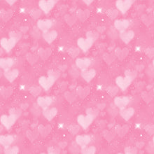 Load image into Gallery viewer, Pink &amp; Purple Heart Bokeh Printed Aida | 25 Designs
