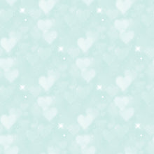 Load image into Gallery viewer, Mint, Green &amp; Golden Heart Bokeh Printed Aida | 25 Designs
