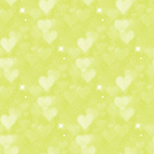 Load image into Gallery viewer, Mint, Green &amp; Golden Heart Bokeh Printed Aida | 25 Designs
