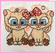 Load image into Gallery viewer, Kittens Counted Cross Stitch Kit Collection | 14 Count
