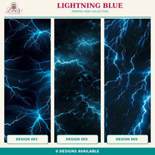 Load image into Gallery viewer, Lightning Blue Printed Aida Fabric | 6 Designs
