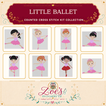 Load image into Gallery viewer, Little Ballet Counted Cross Stitch Kit Collection | 14 Count
