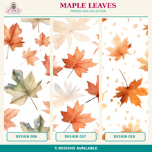 Load image into Gallery viewer, Maple Leaves Printed Aida Fabric | 5 Designs
