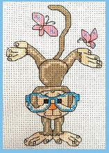 Load image into Gallery viewer, Monkeys Counted Cross Stitch Kit Collection | 14 Count
