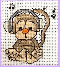 Load image into Gallery viewer, Monkeys Counted Cross Stitch Kit Collection | 14 Count
