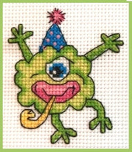 Load image into Gallery viewer, Monsters Counted Cross Stitch Kit Collection | 14 Count
