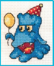 Load image into Gallery viewer, Monsters Counted Cross Stitch Kit Collection | 14 Count
