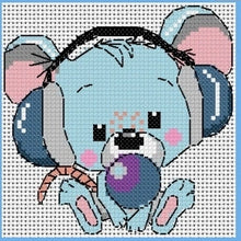 Load image into Gallery viewer, Mouse Counted Cross Stitch Kit Collection | 14 Count

