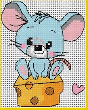 Load image into Gallery viewer, Mouse Counted Cross Stitch Kit Collection | 14 Count
