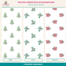 Load image into Gallery viewer, Christmas Backgrounds Printed Aida Fabric | 12 Designs

