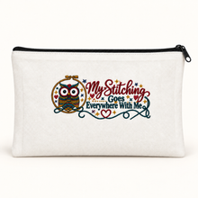 Load image into Gallery viewer, My Stitching Goes Everywhere – Tote Bag &amp; Project Bag

