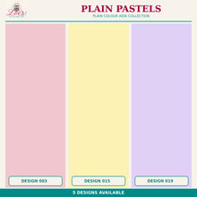 Load image into Gallery viewer, Plain Pastels Printed Aida Fabric | 5 Colours
