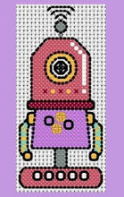 Load image into Gallery viewer, Robots Counted Cross Stitch Kit Collection | 14 Count

