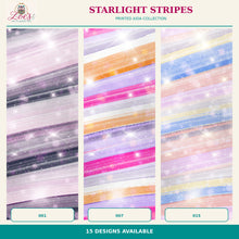 Load image into Gallery viewer, Starlight Stripes Printed Aida Fabric | 15 Designs
