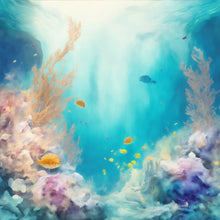 Load image into Gallery viewer, Under the Sea Printed Aida Fabric | 4 Designs
