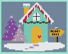 Load image into Gallery viewer, Winter Houses Counted Cross Stitch Kit Collection | 14 Count
