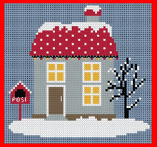 Load image into Gallery viewer, Winter Houses Counted Cross Stitch Kit Collection | 14 Count
