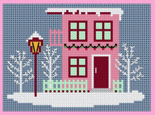 Load image into Gallery viewer, Winter Houses Counted Cross Stitch Kit Collection | 14 Count
