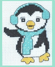 Load image into Gallery viewer, Winter Penguins Counted Cross Stitch Kit Collection | 14 Count
