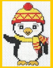 Load image into Gallery viewer, Winter Penguins Counted Cross Stitch Kit Collection | 14 Count
