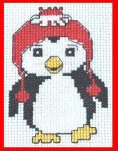 Load image into Gallery viewer, Winter Penguins Counted Cross Stitch Kit Collection | 14 Count
