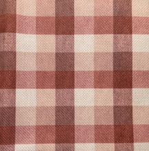 Load image into Gallery viewer, Pumpkin Patch Plaid printed Aida fabric sample
