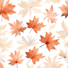 Load image into Gallery viewer, Maple Leaves 017 printed Aida fabric
