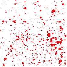 Load image into Gallery viewer, Blood Splatter 003 printed Aida fabric
